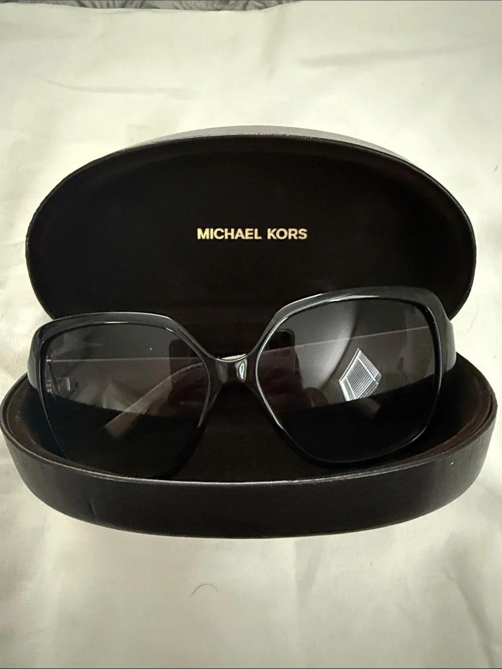 Michael Kors Black Gradient Oversized Women's Sunglasses